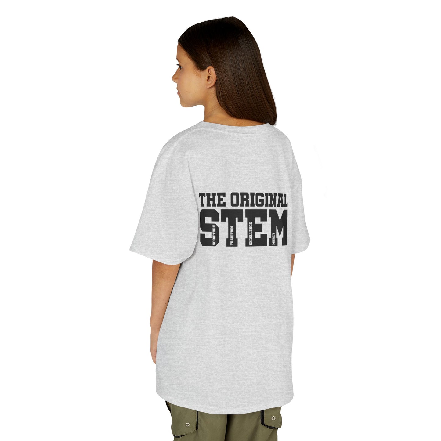 Catholic Schools Est. 1606 Kids T-Shirt – "The Original STEM: Scripture ∙ Tradition ∙ Excellence ∙ Mercy" (Catholic Schools Series)