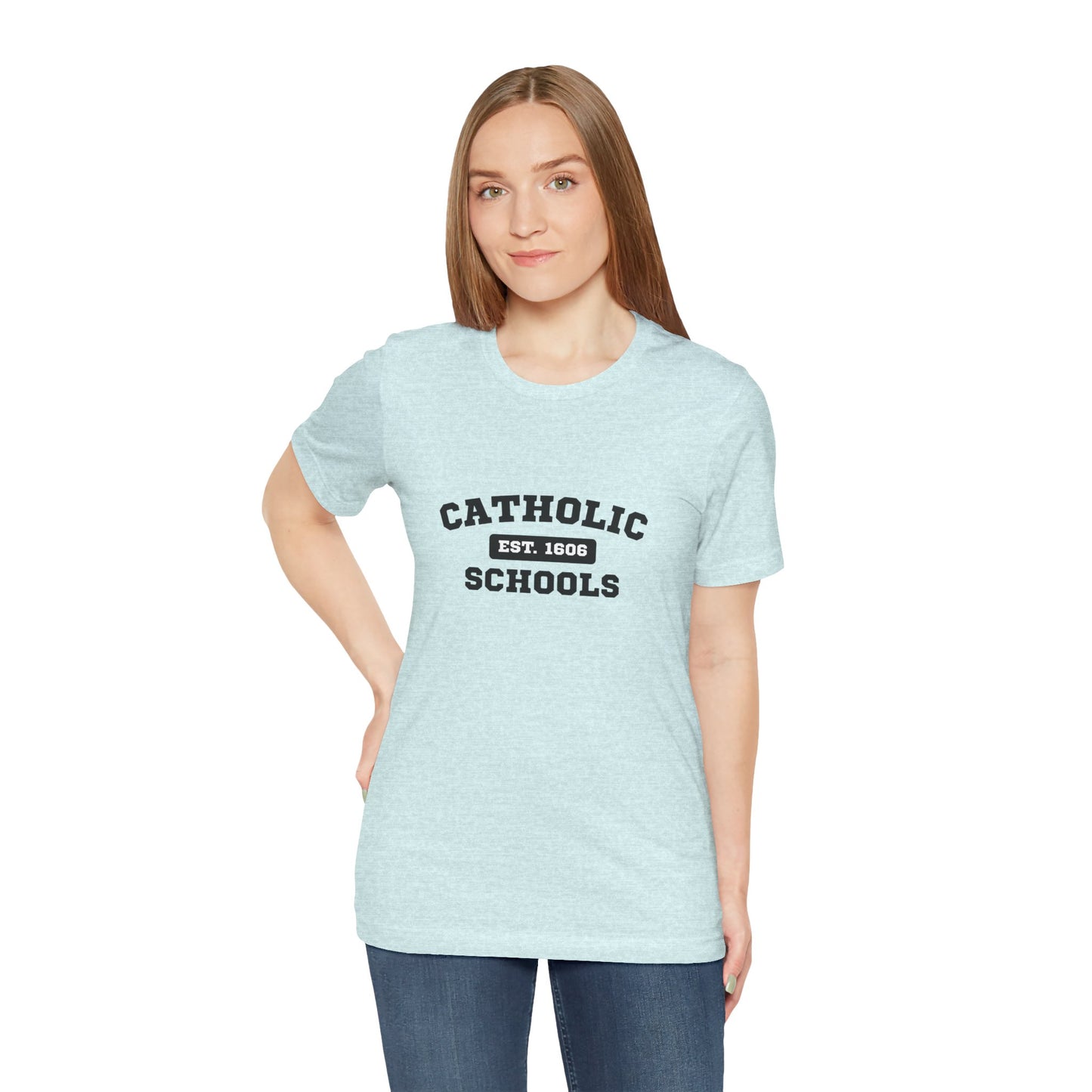 Catholic Schools Established 1606 Tee – Classic Catholic School Spirit T-Shirt