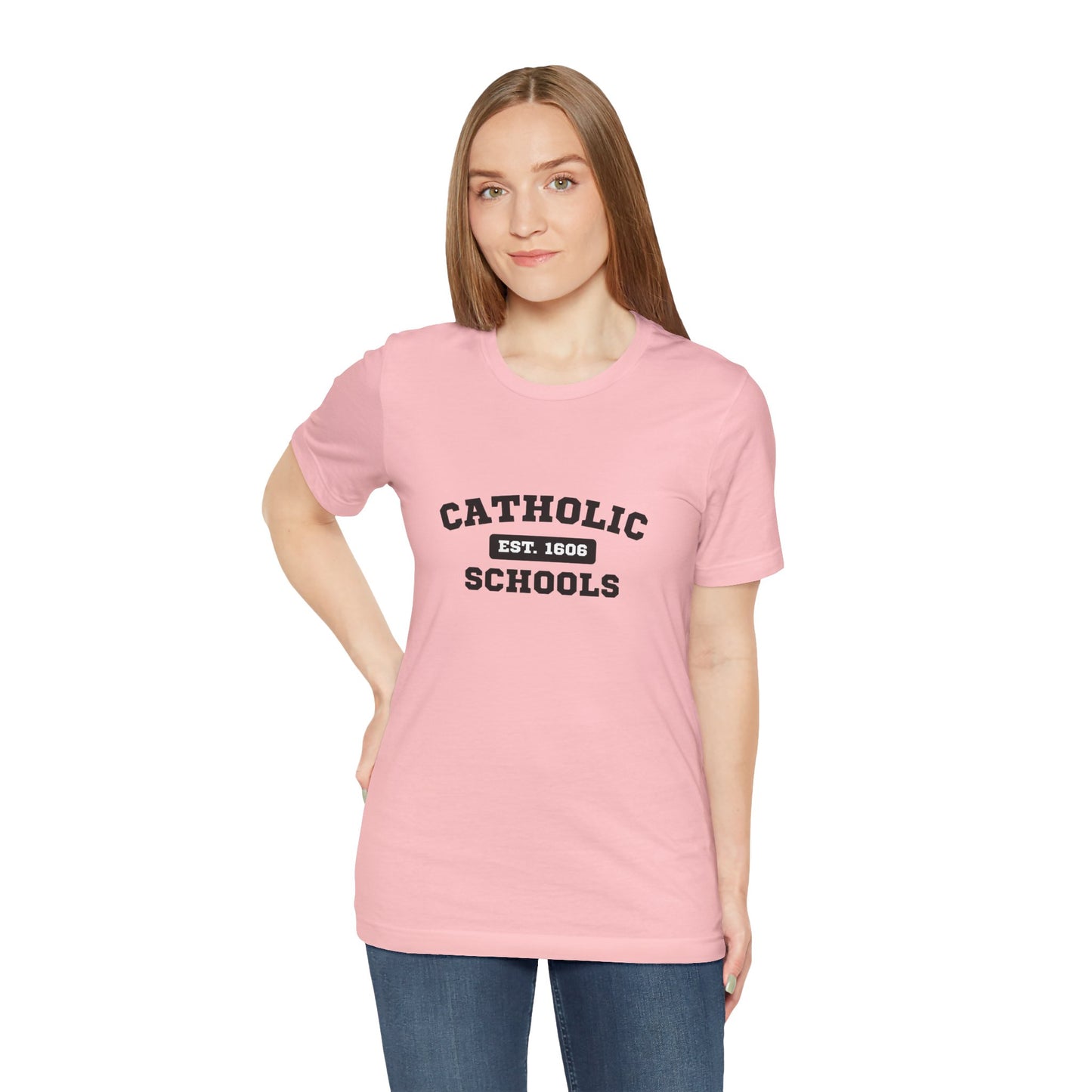 Catholic Schools Established 1606 Tee – Classic Catholic School Spirit T-Shirt