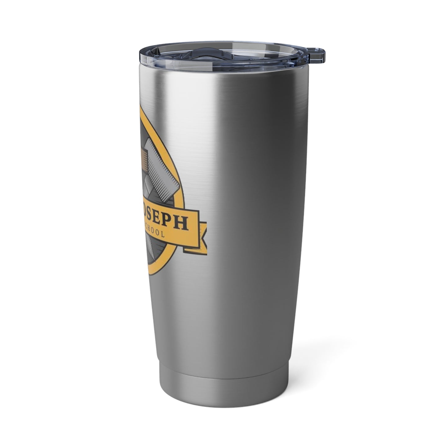 St Joseph Catholic School - Monroeville, OH  20oz Stainless Steel Tumbler – Insulated Travel Mug with School Logo