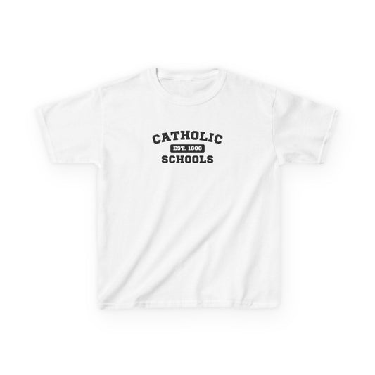 Kids Catholic Schools Tee – Established 1606 – Youth School Spirit Shirt