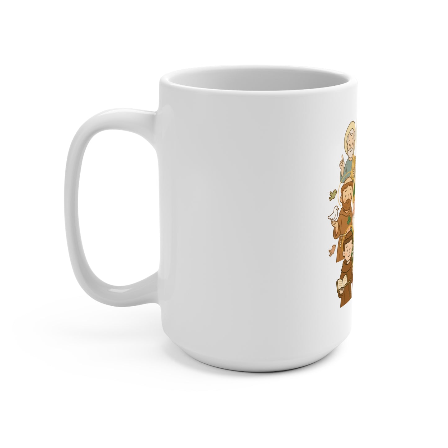 Blessed Saints Celebration Mug, 15oz Ceramic Cup