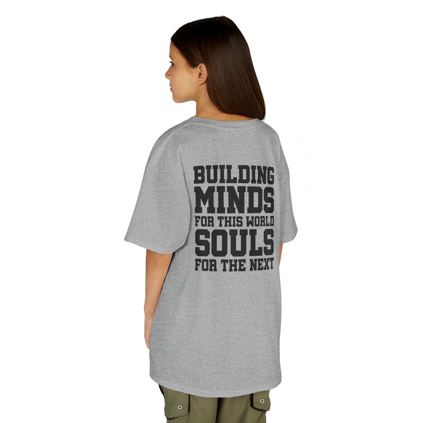 Catholic Schools Est. 1606 Kids T-Shirt – "Building Minds for This World, Souls for the Next" (Catholic Schools Series)