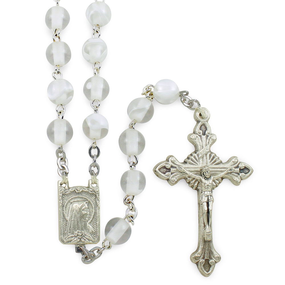 Lady of Lourdes Silk Beads Rosaries