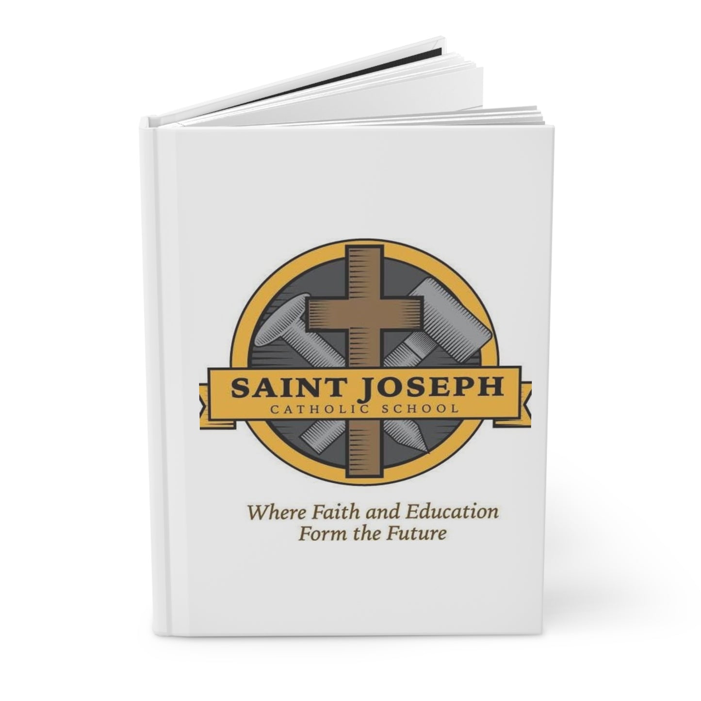 St Joseph School - Monroeville, OH Custom Hardcover Journal – Matte Finish Notebook with School Logo