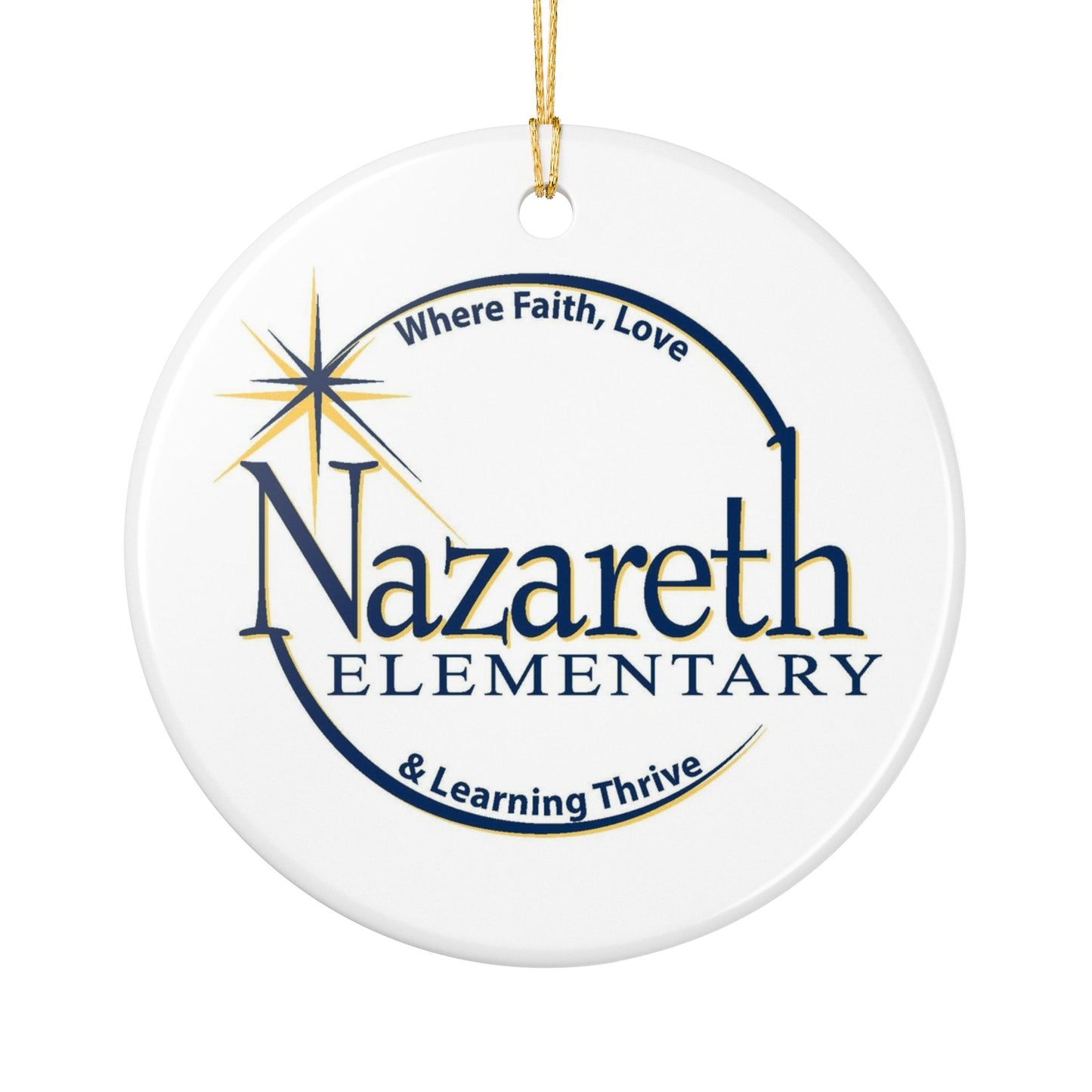 Nazareth Elementary School, Rochester, NY  Ceramic Ornament
