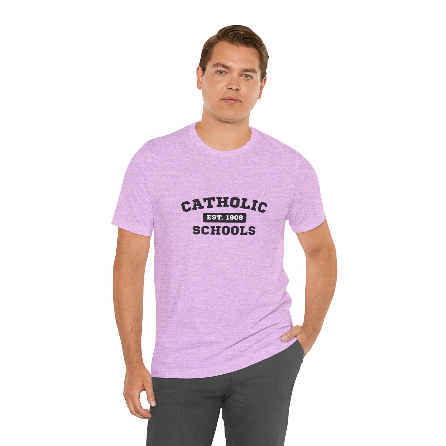 Catholic Schools Established 1606 Tee – Classic Catholic School Spirit T-Shirt