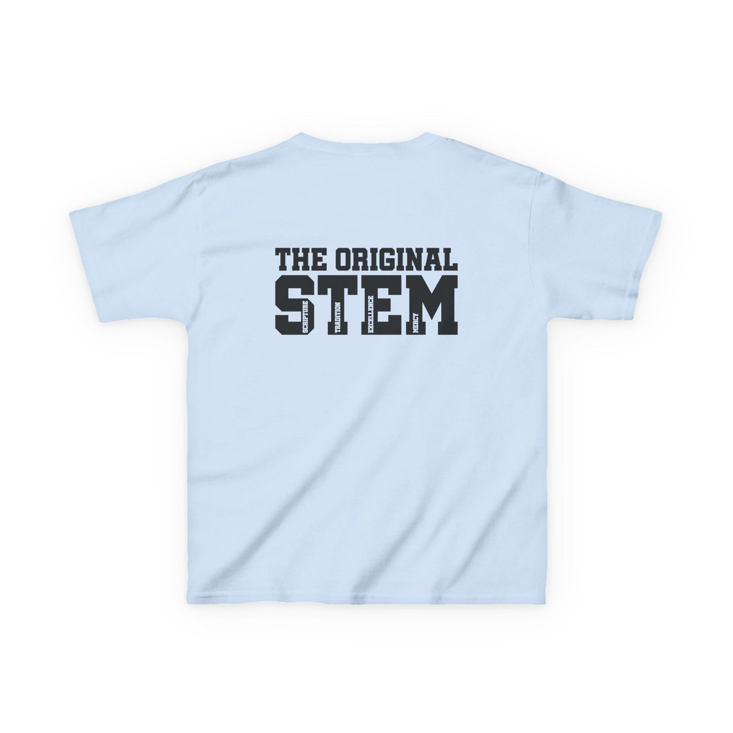 Catholic Schools Est. 1606 Kids T-Shirt – "The Original STEM: Scripture ∙ Tradition ∙ Excellence ∙ Mercy" (Catholic Schools Series)