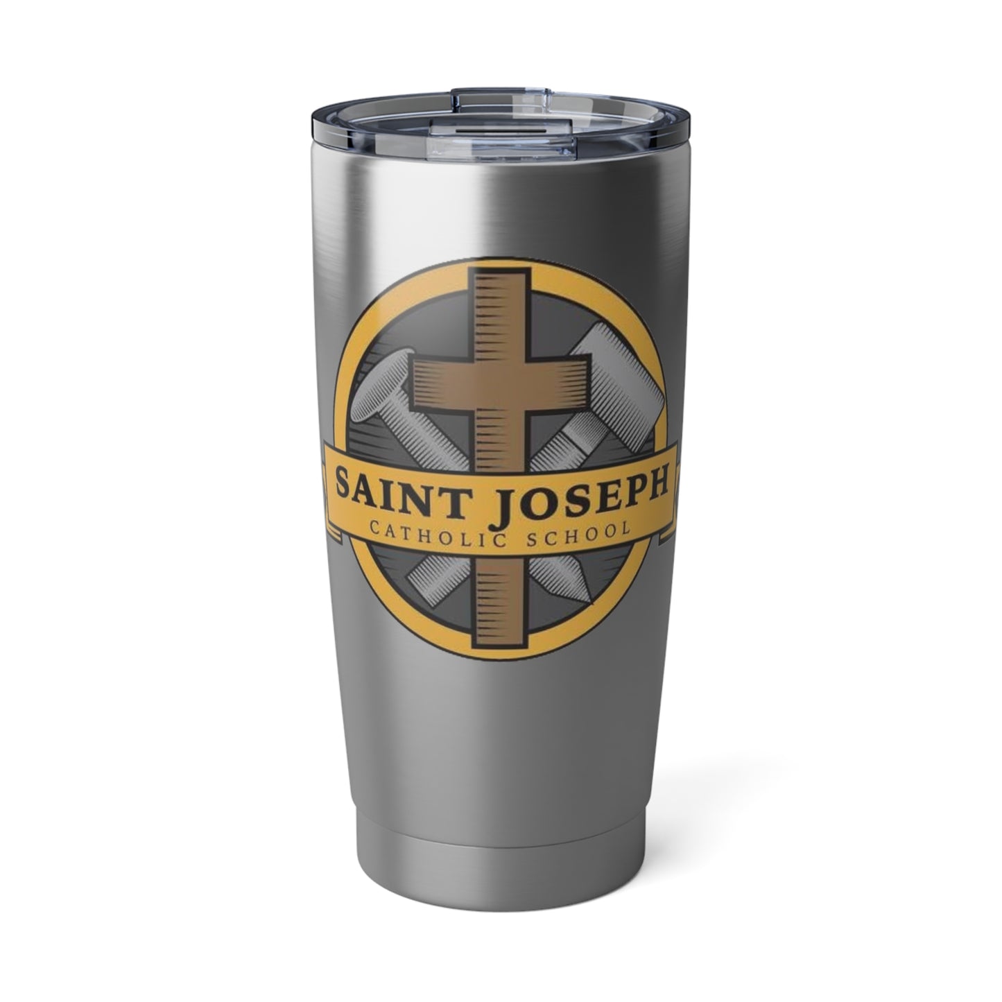 St Joseph Catholic School - Monroeville, OH  20oz Stainless Steel Tumbler – Insulated Travel Mug with School Logo