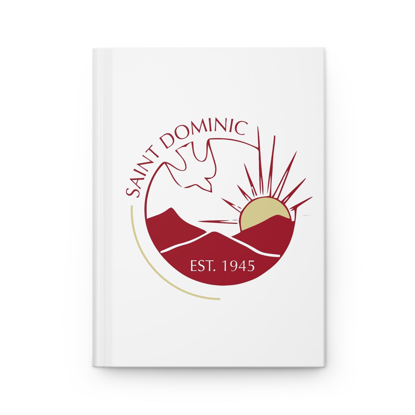 St Dominic School - Kingsport, TN Custom Hardcover Journal – Matte Finish Notebook with School Logo