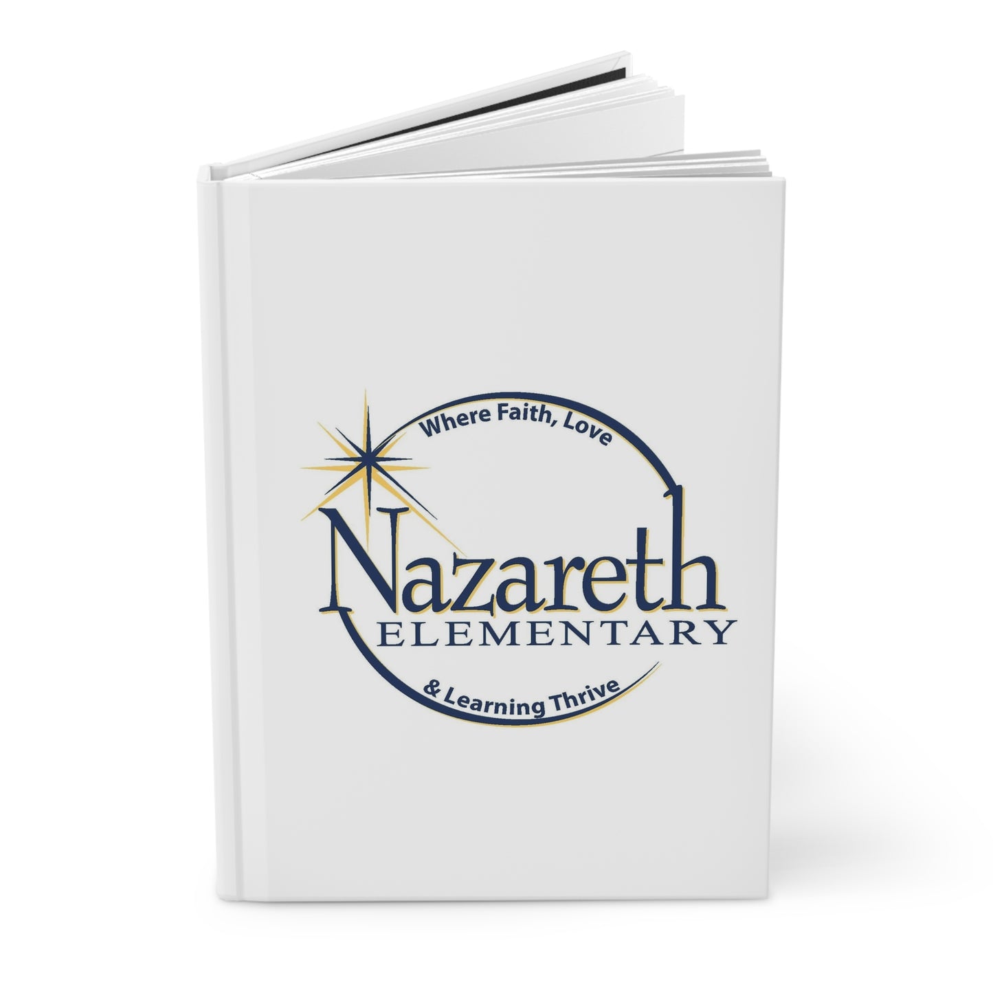 Nazareth Elementary SchooI - Rochester, NY Custom Hardcover Journal – Matte Finish Notebook with School Logo