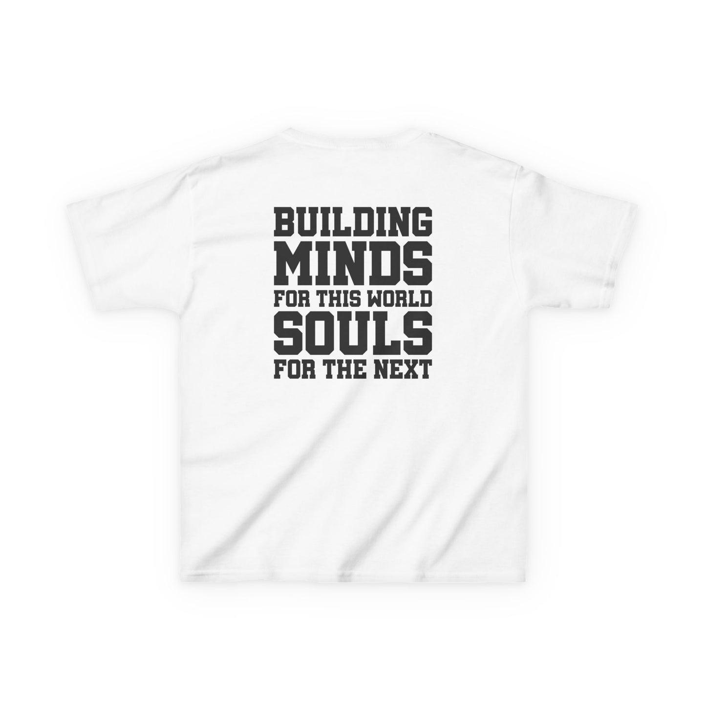 Catholic Schools Est. 1606 Kids T-Shirt – "Building Minds for This World, Souls for the Next" (Catholic Schools Series)
