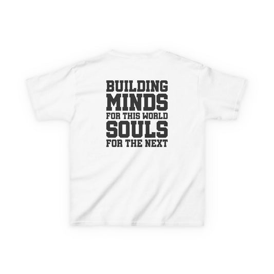 Catholic Schools Est. 1606 Kids T-Shirt – "Building Minds for This World, Souls for the Next" (Catholic Schools Series)
