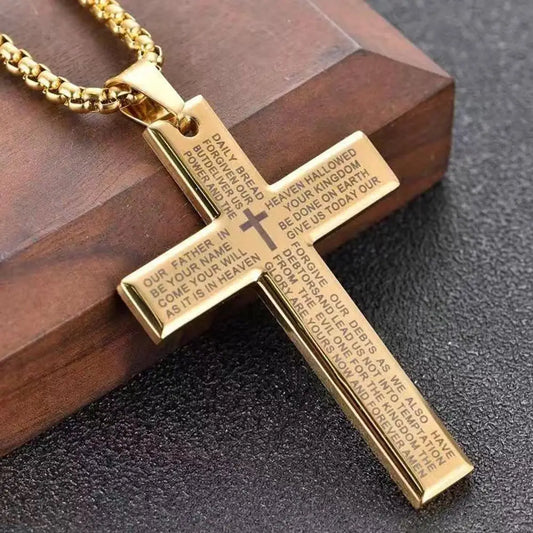 Majestic Cross Prayer Necklace