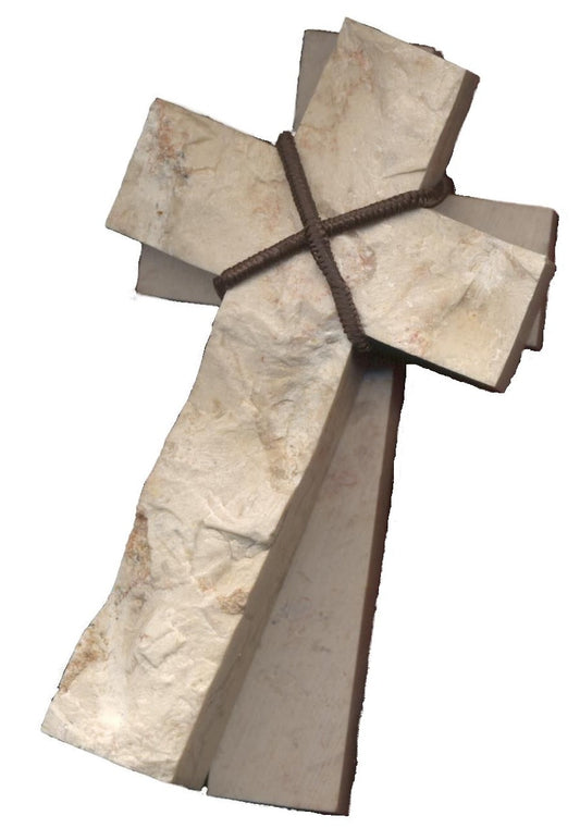 Jerusalem Stone Comfort Cross - Bereavement