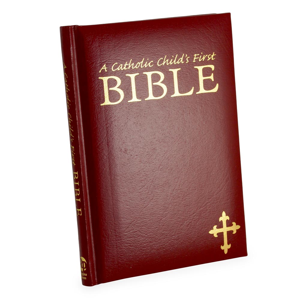 A Catholic Child's First Bible - Maroon Gift Edition