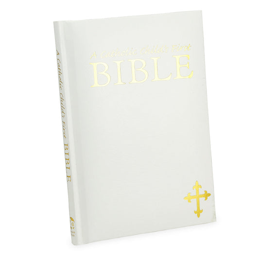 A Catholic Child's First Bible - White Gift Edition