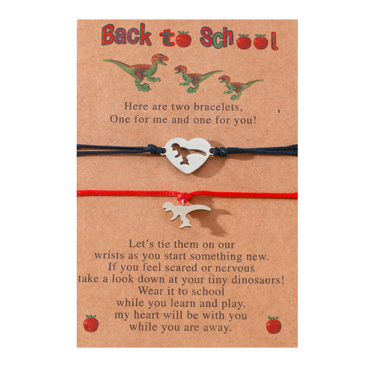 Dino Bond Mommy & Me Bracelet Set